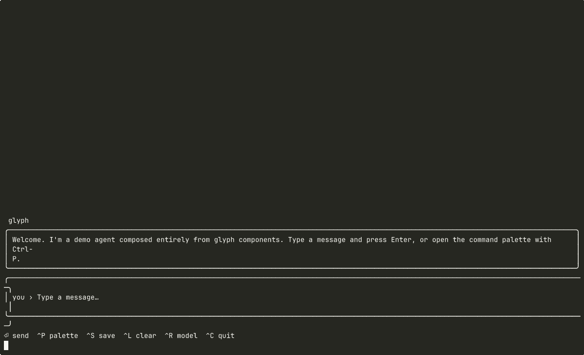 Animated preview of the chat-cli example.
